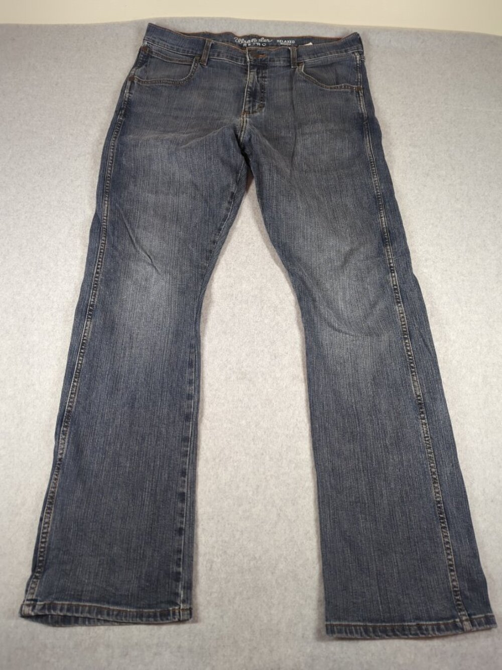 Wrangle Retro Relaxed Boot Jeans Men's 34x34 (Actual 36x33) Stretch